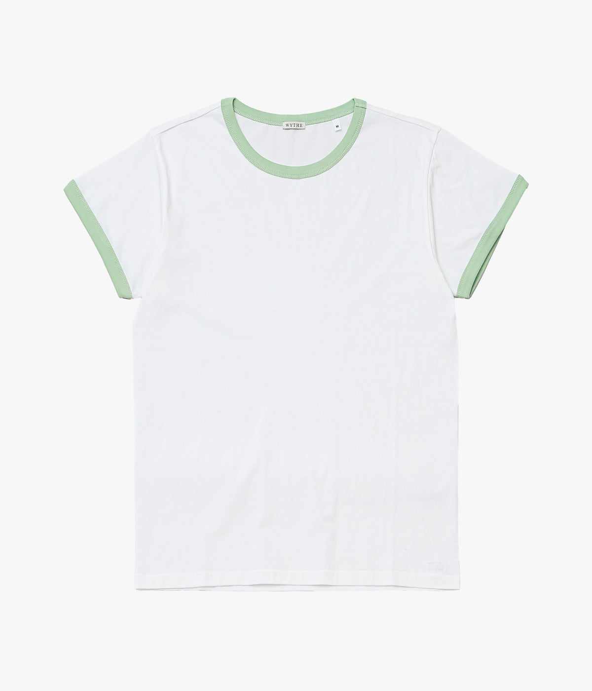 WYTHE ''TUBULAR RINGER T-SHIRT'' (CELADON)