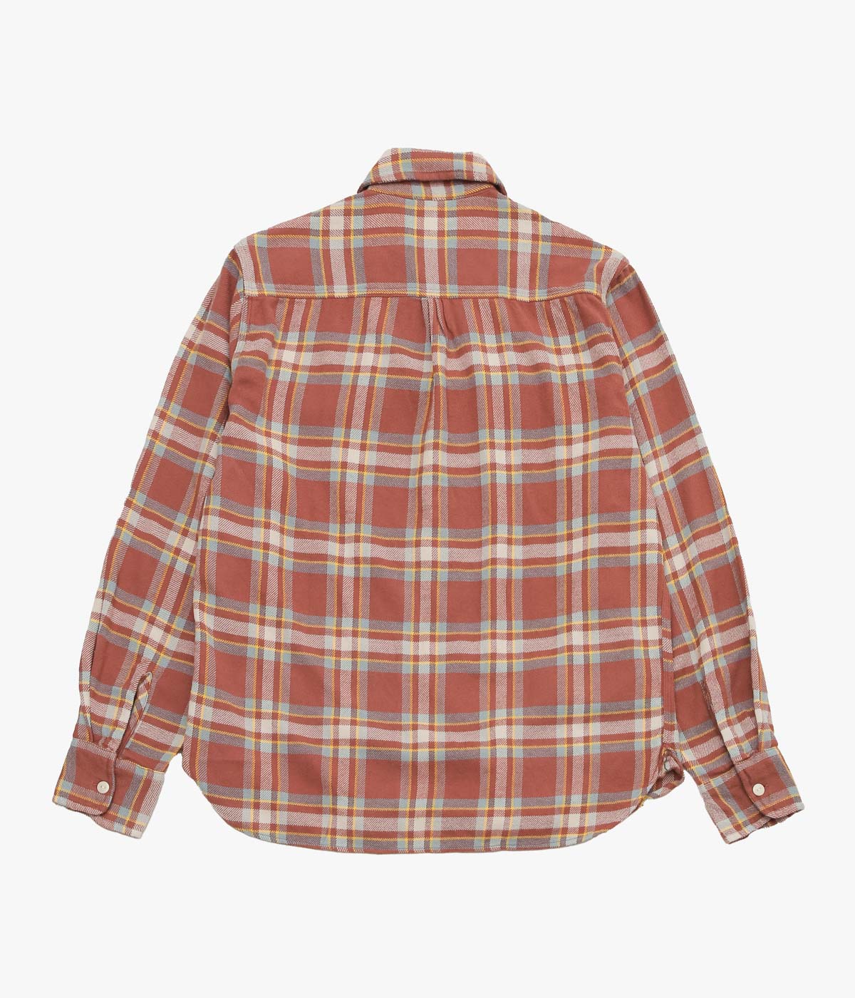 WYTHE ''WASHED FLANNEL WORKSHIRT'' (AUTUMN RUST)