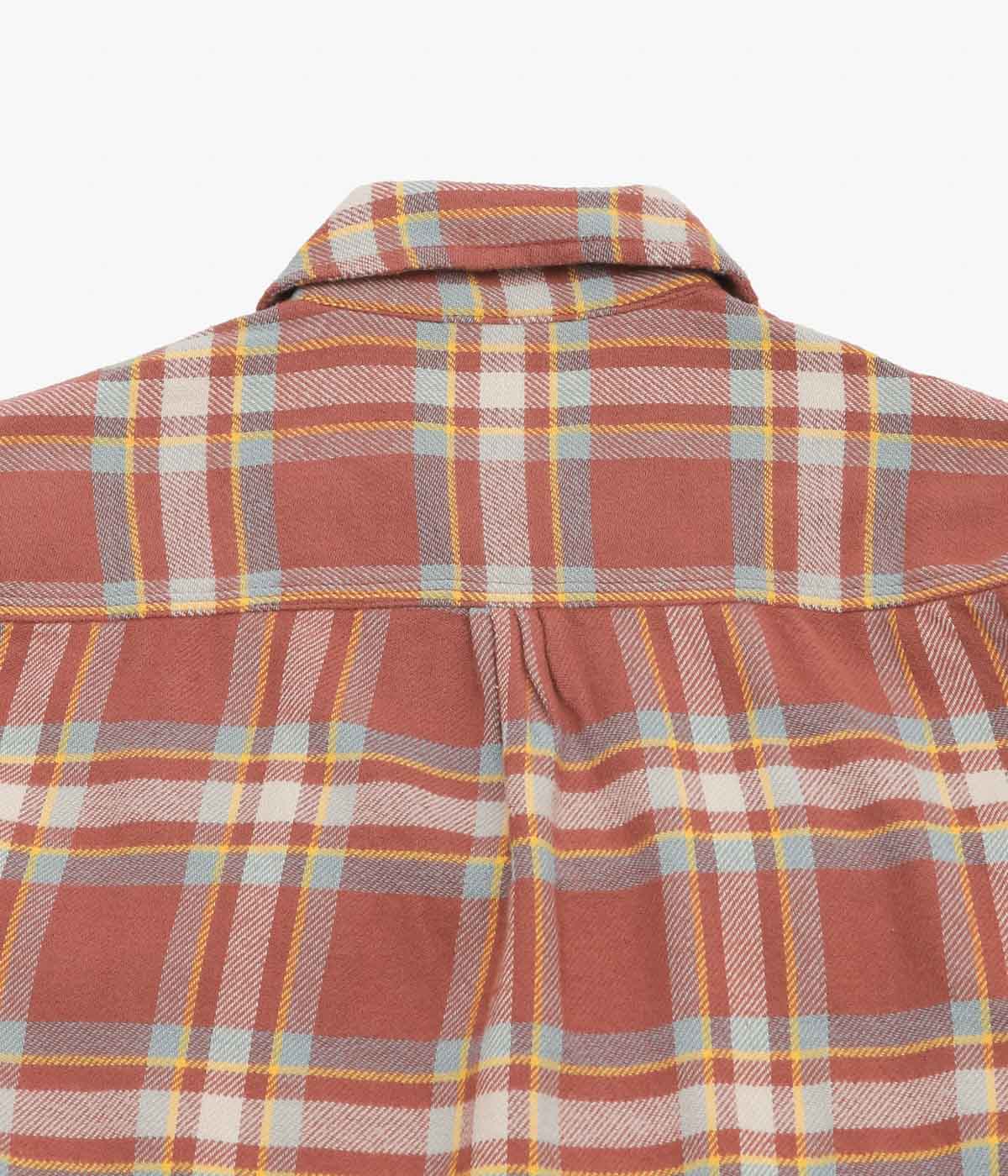 WYTHE ''WASHED FLANNEL WORKSHIRT'' (AUTUMN RUST)