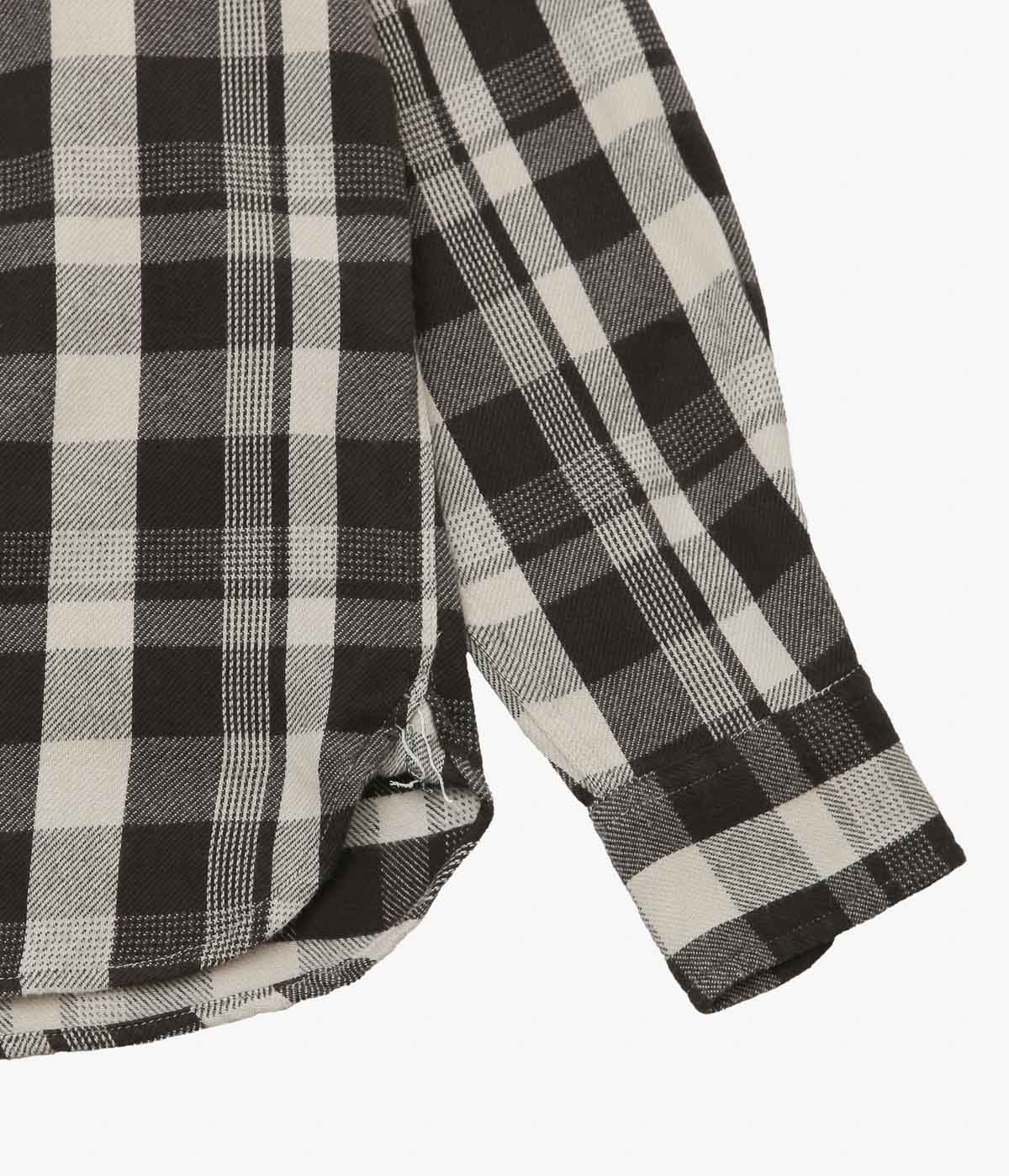 WYTHE ''WASHED FLANNEL WORKSHIRT'' (NIGHT PITCH)