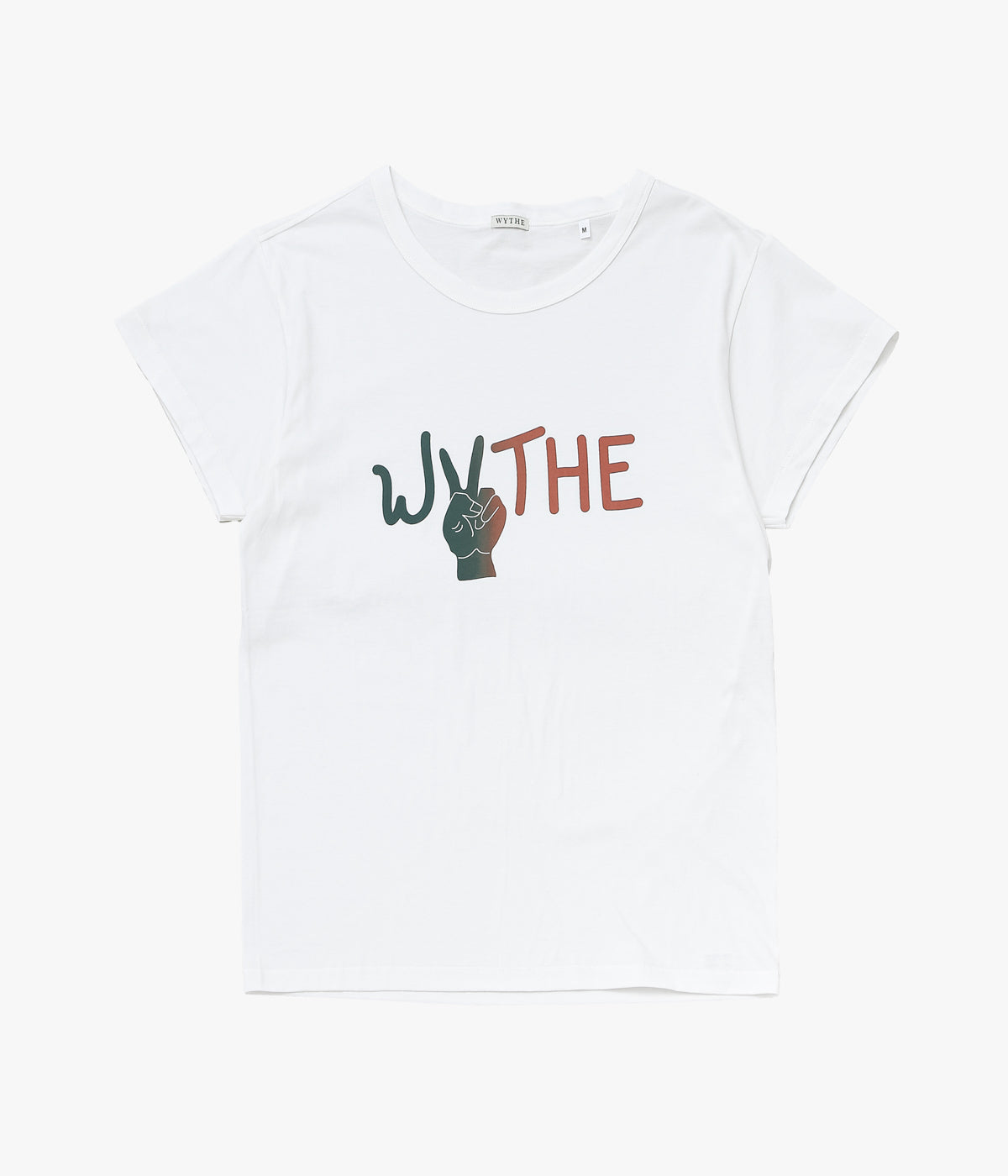 WYTHE ''WATERMELON PEACE PRINT T-SHIRT'' (NATURAL)