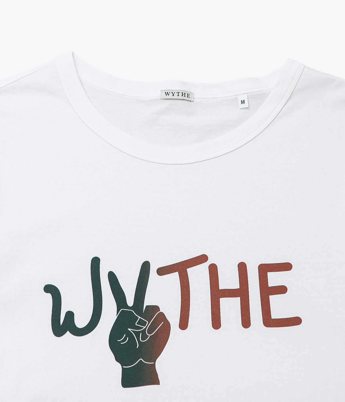 WYTHE ''WATERMELON PEACE PRINT T-SHIRT'' (NATURAL)