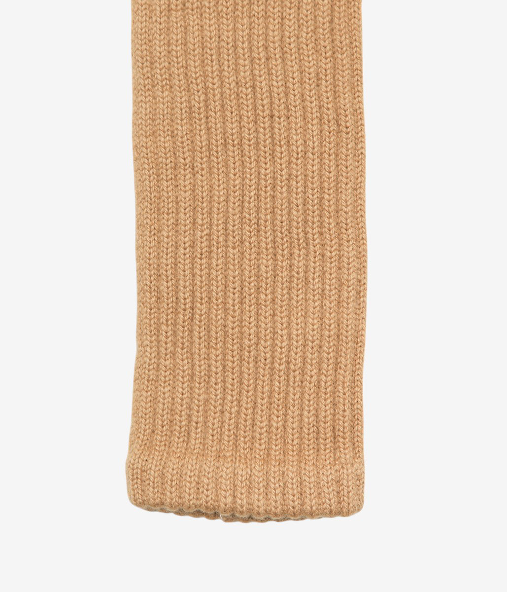 YOUNG&OLSEN THE DRYGOODS STORE ''CASHMERE KNIT LONG GLOVE'' (CAMEL)
