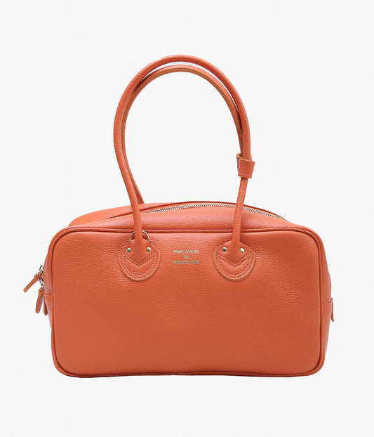 YOUNG&OLSEN THE DRYGOODS STORE ''EMBOSSED LEATHER STUDENT M'' (ORANGE)