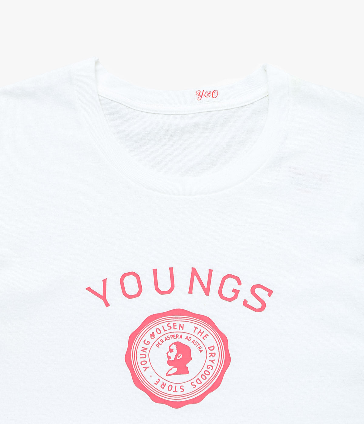 YOUNG&OLSEN THE DRYGOODS STORE ''AMERICAN PRINTED TEE'' (WH/YOUNGS)