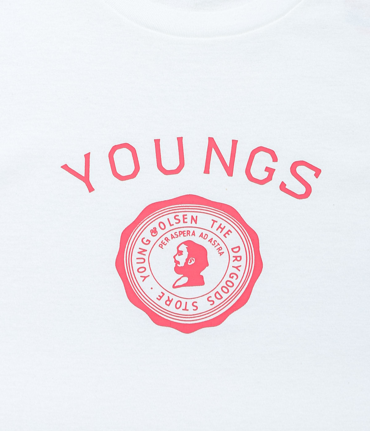 YOUNG&OLSEN THE DRYGOODS STORE ''AMERICAN PRINTED TEE'' (WH/YOUNGS)