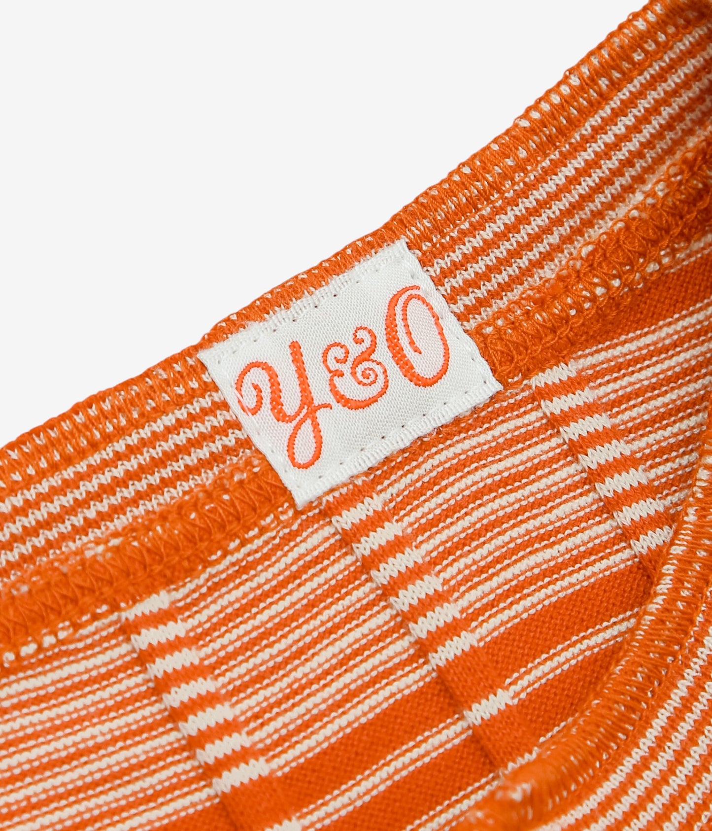 YOUNG&OLSEN THE DRYGOODS STORE ''BROAD RIB HENLEY NECK LS'' (ORANGE)