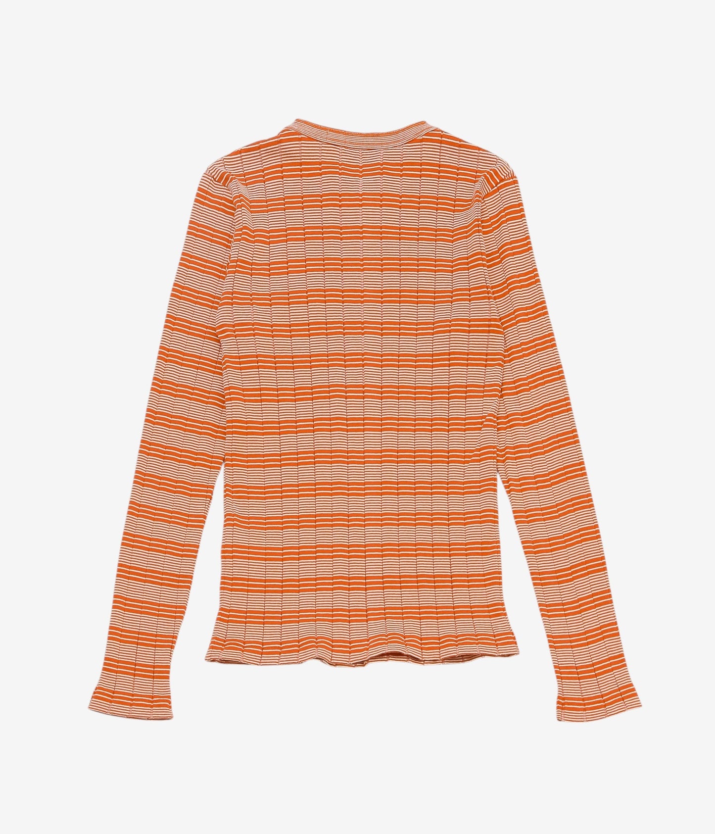 YOUNG&OLSEN THE DRYGOODS STORE ''BROAD RIB HENLEY NECK LS'' (ORANGE)