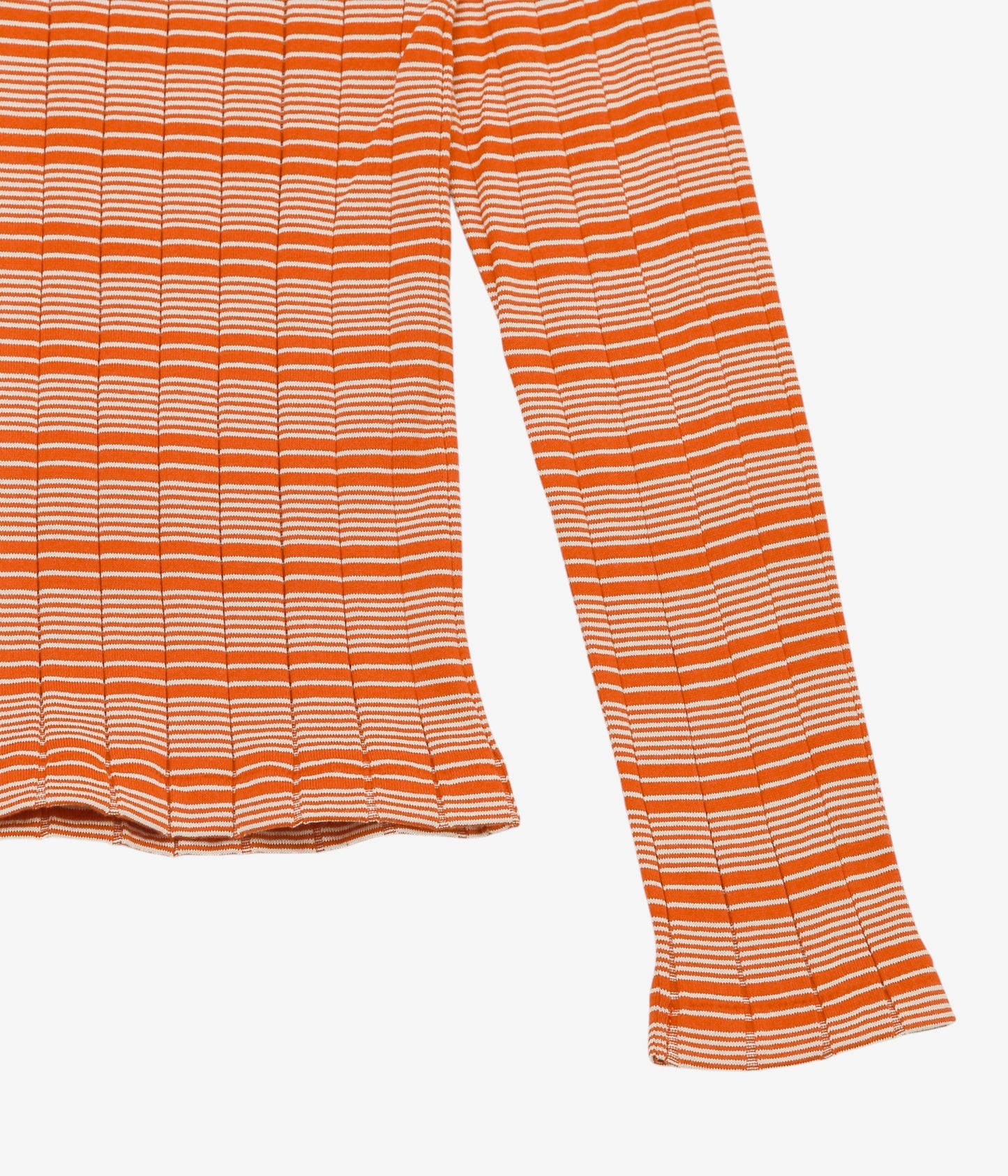 YOUNG&OLSEN THE DRYGOODS STORE ''BROAD RIB HENLEY NECK LS'' (ORANGE)