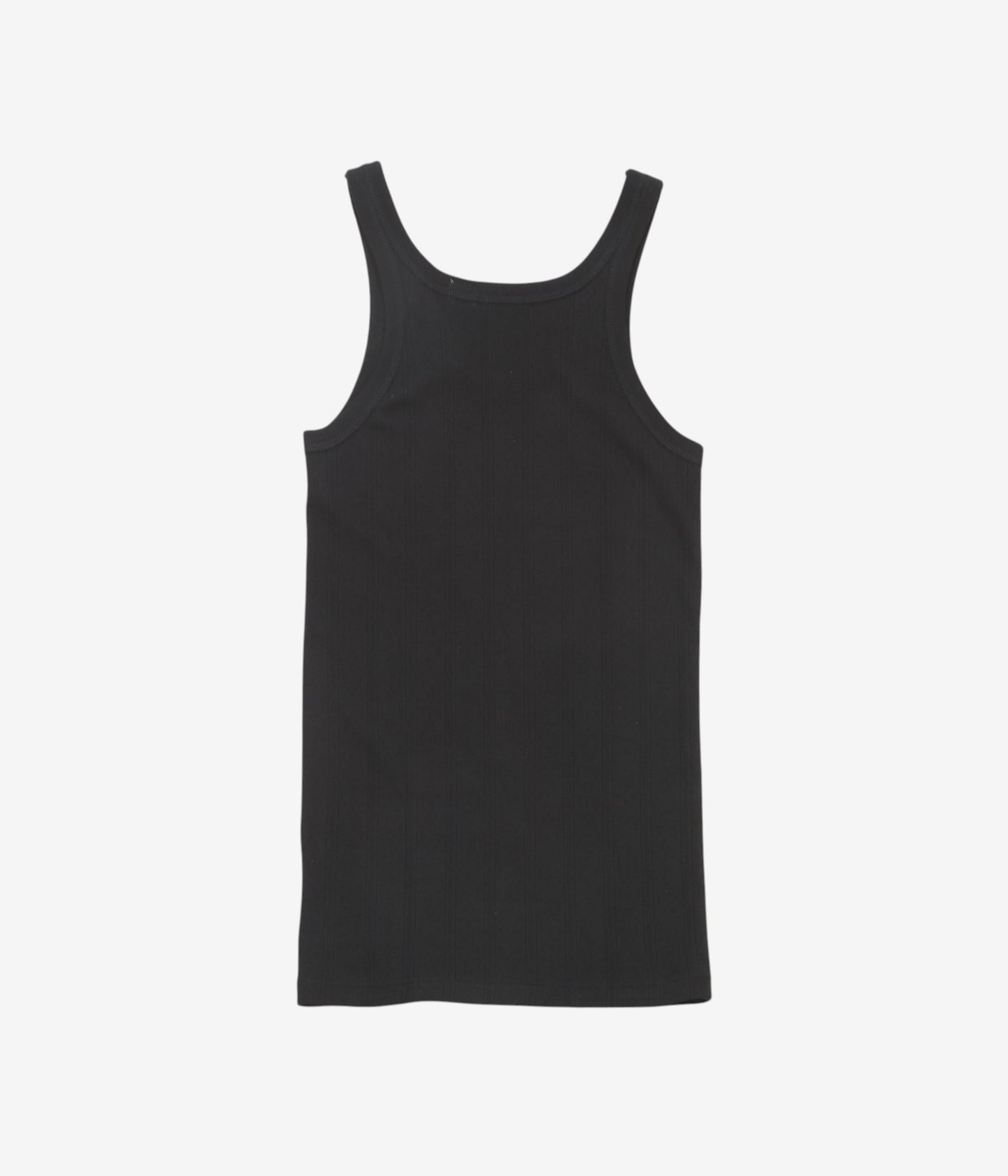 YOUNG&OLSEN THE DRYGOODS STORE ''PINHOLE RIB TANKTOP'' (BLACK)