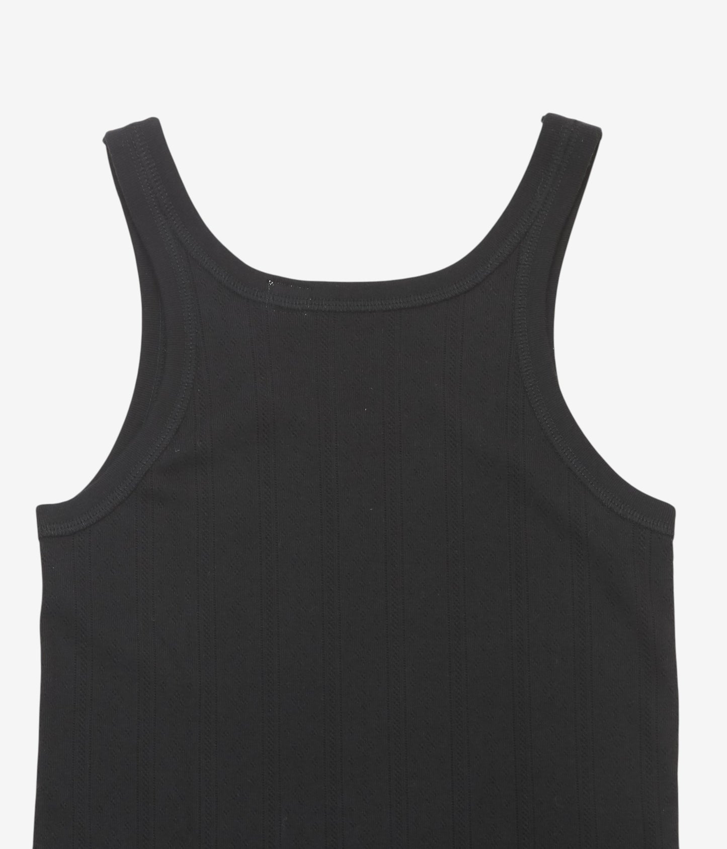 YOUNG&OLSEN THE DRYGOODS STORE ''PINHOLE RIB TANKTOP'' (BLACK)