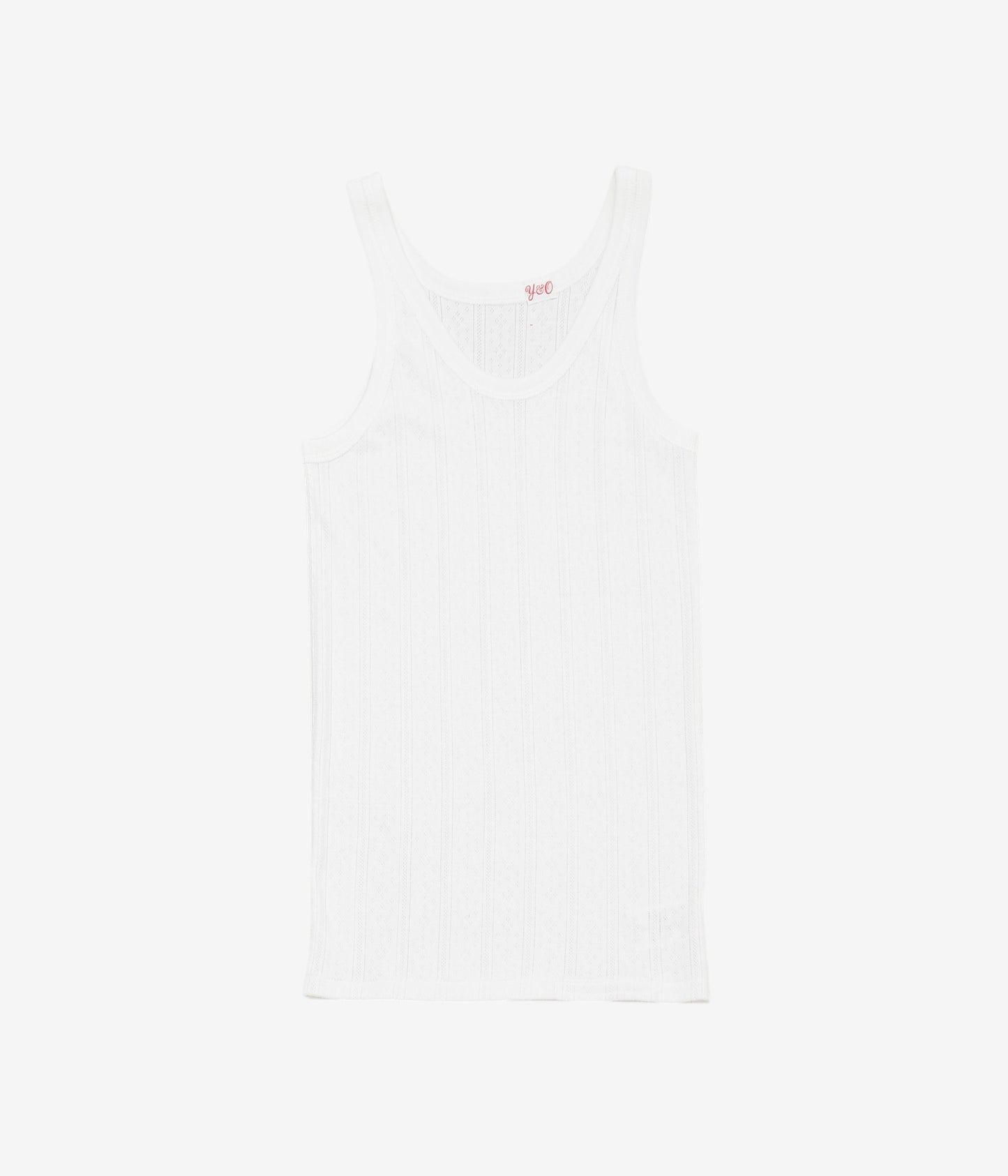 YOUNG&OLSEN THE DRYGOODS STORE ''PINHOLE RIB TANKTOP'' (WHITE)