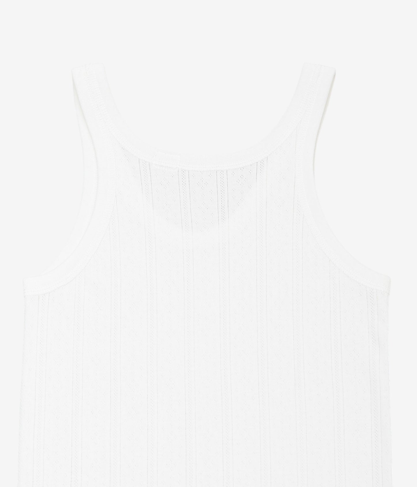 YOUNG&OLSEN THE DRYGOODS STORE ''PINHOLE RIB TANKTOP'' (WHITE)