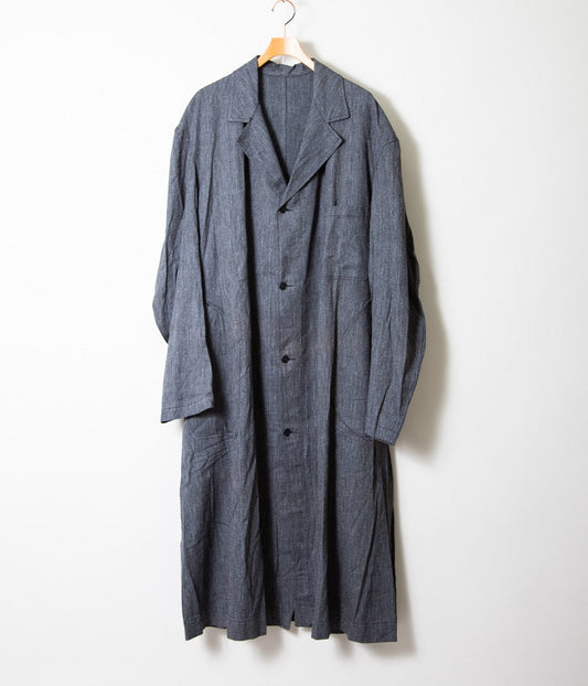 VINTAGE CLOTHING "DEADSTOCK 50'S BLACK CHAMBRAY ATELIER COAT"