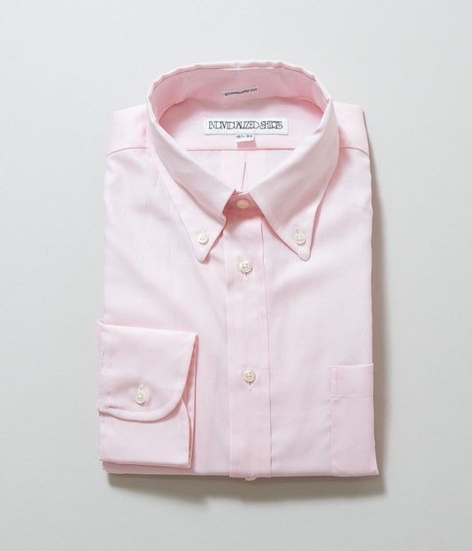 INDIVIDUALIZED SHIRTS "ROYAL OXFORD (STANDARD FIT BUTTON DOWN SHIRT)" (PINK)