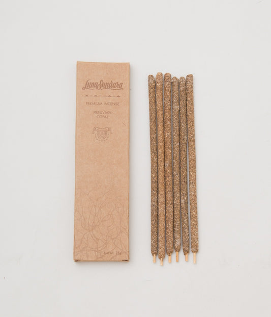 LUNA SUNDARA "GREY COPAL INCENSE 6 COUNT"(GREY COPAL)