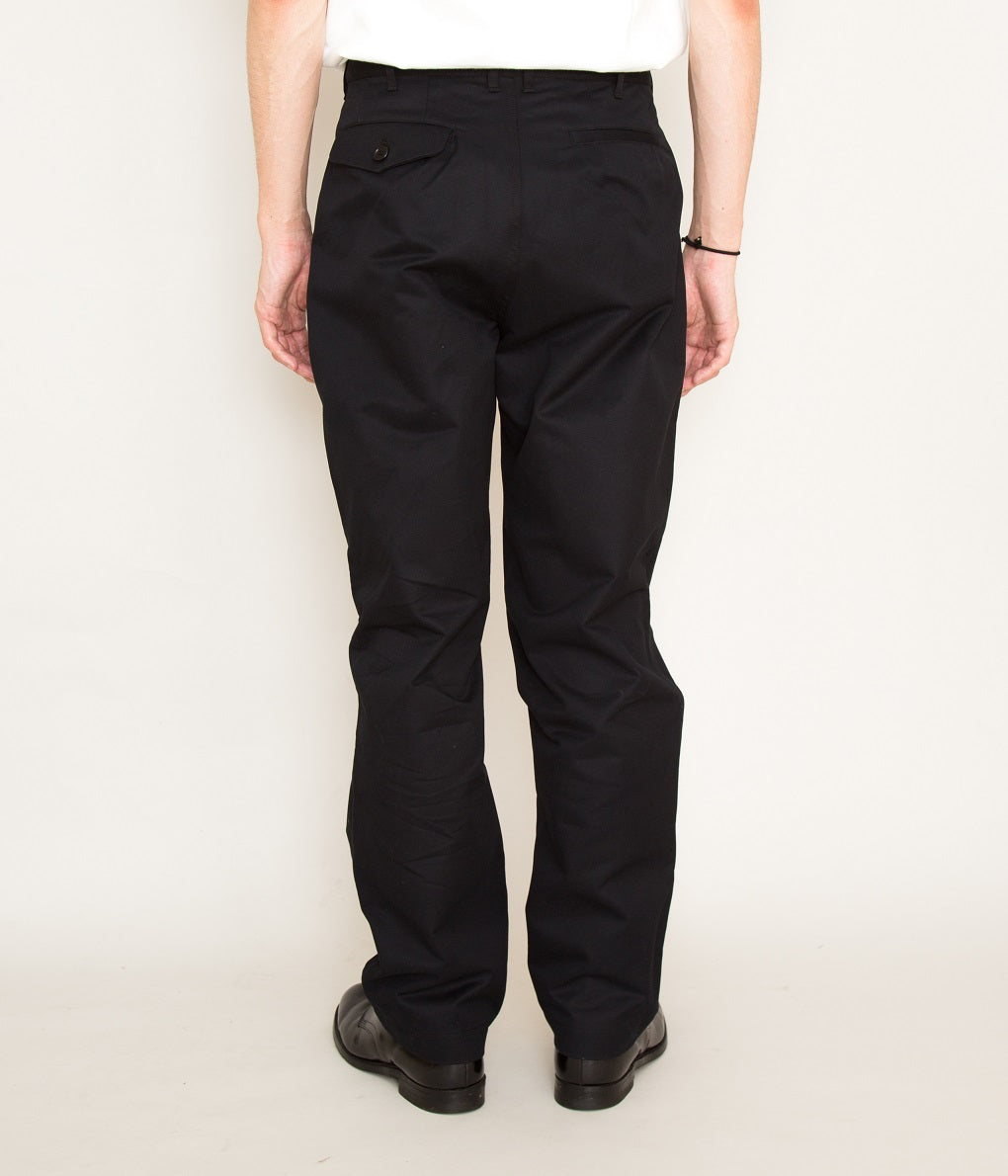 JAMES COWARD "PANTS FOR PIERRE BEAUGER DRILL"(BLACK)