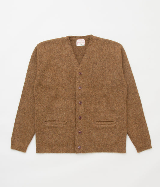 BONCOURA "アルパカカーディガン"(BROWN)