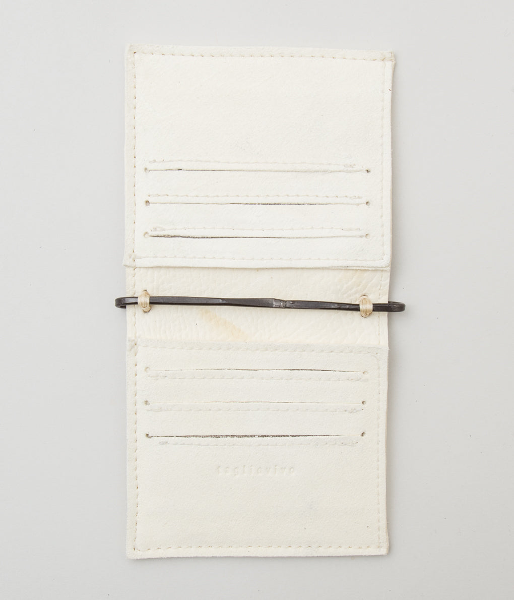 TAGLIOVIVO "LOOP WALLET"(CULATTA REVERSE WHITE)