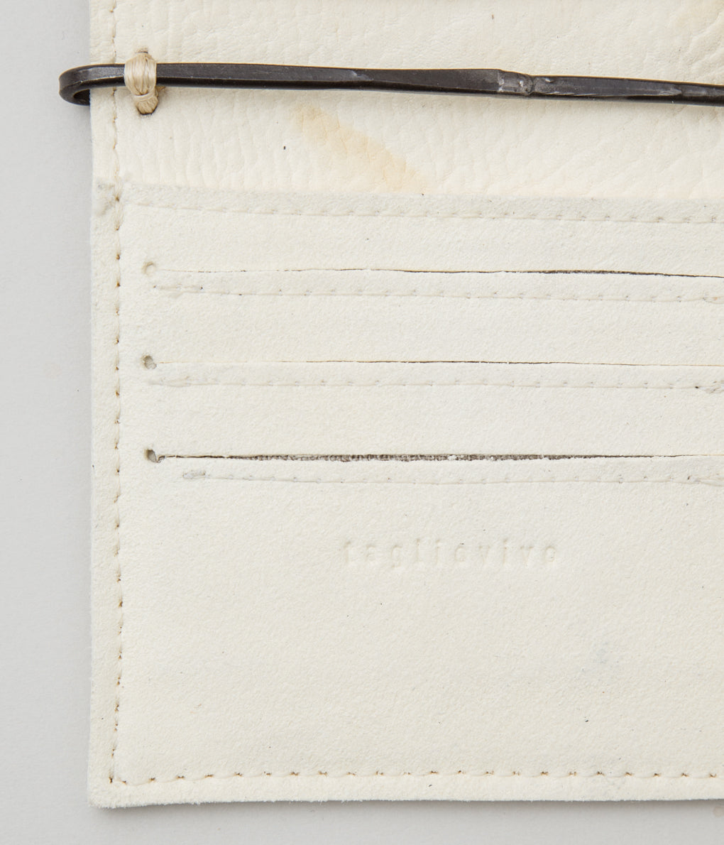 TAGLIOVIVO "LOOP WALLET" (CULATTA REVERSE WHITE)