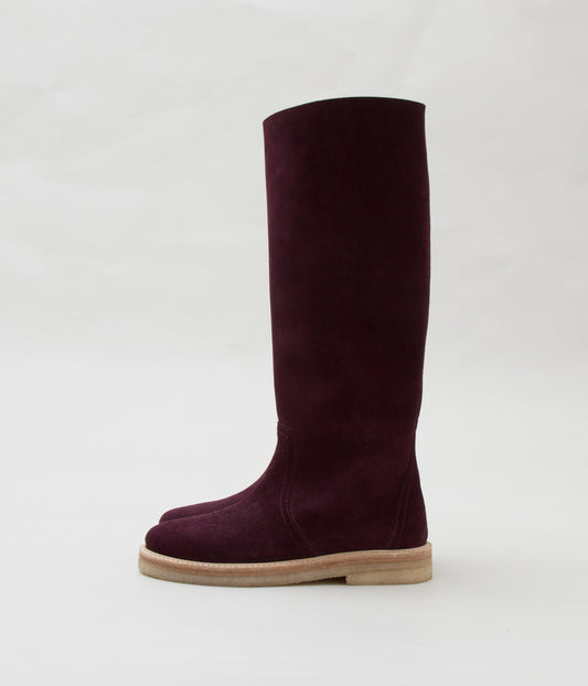 SEYA. "SUEDE LONG BOOTS" (PURPLE)