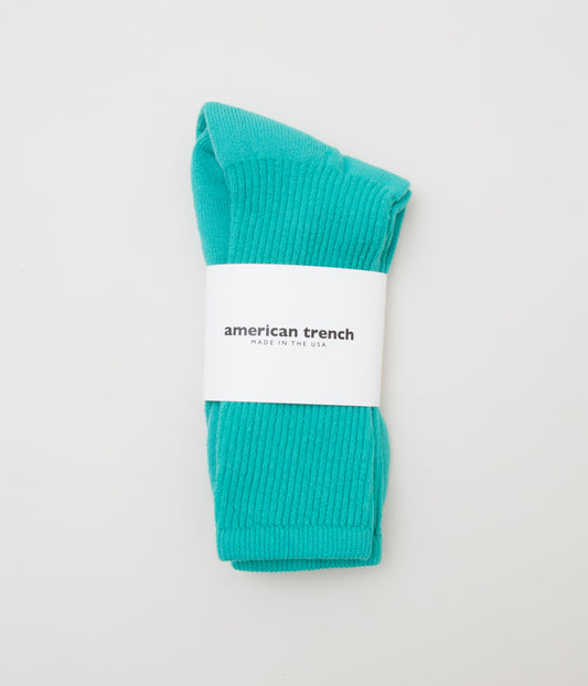 AMERICAN TRENCH "MIL-SPECK SPORT SOCK" (EMERALD)