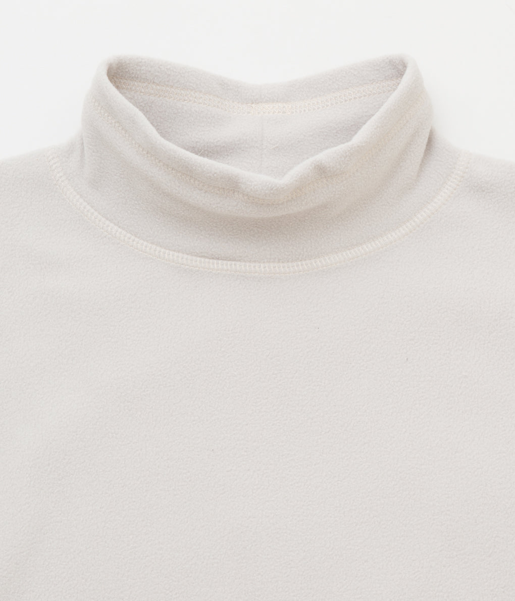 LADY WHITE CO. "POLAR FLEECE MOCK NECK" (CREAM)