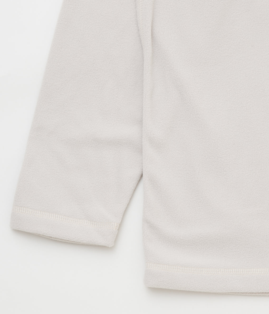 LADY WHITE CO. "POLAR FLEECE MOCK NECK"(CREAM)