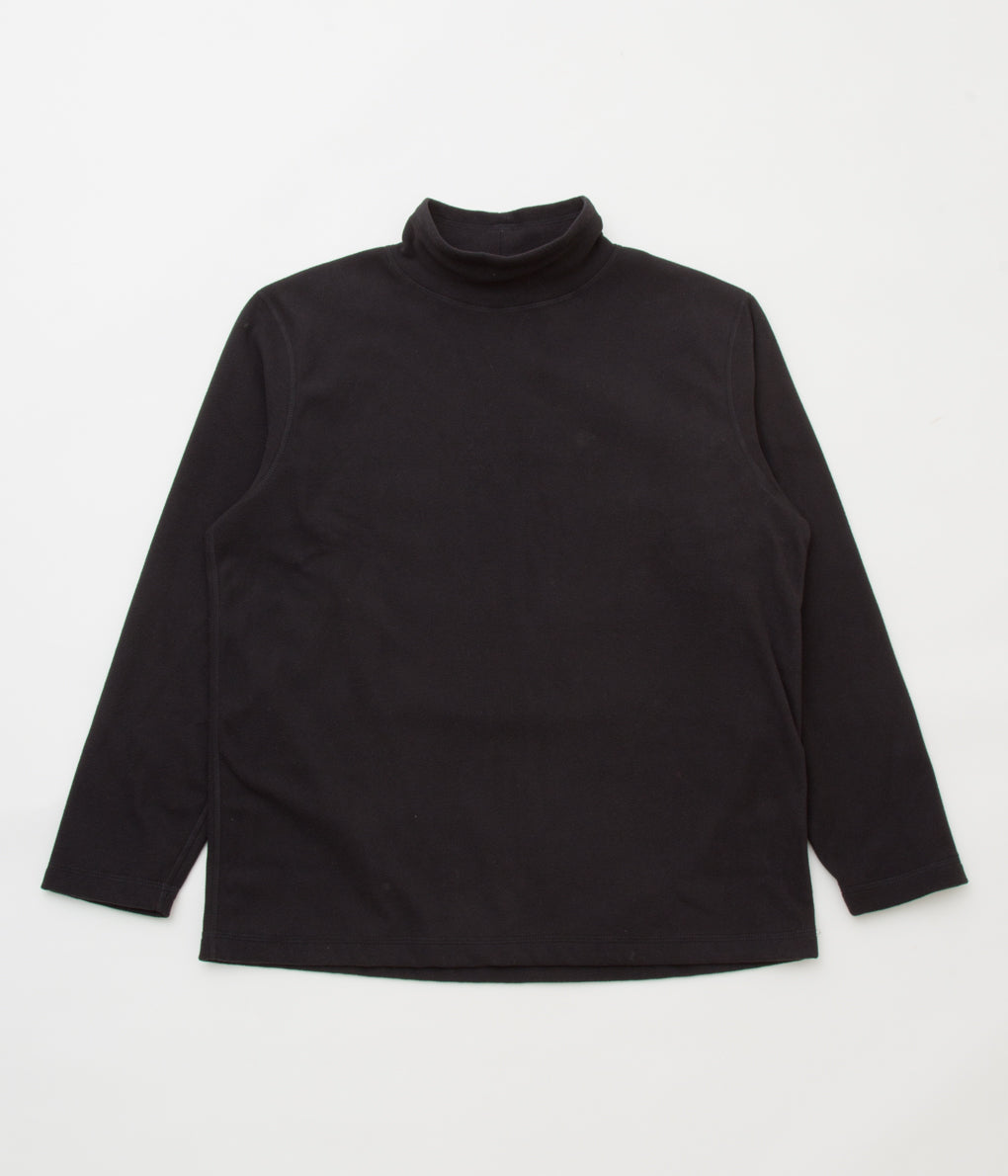 LADY WHITE CO. "POLAR FLEECE MOCK NECK"(BLACK)