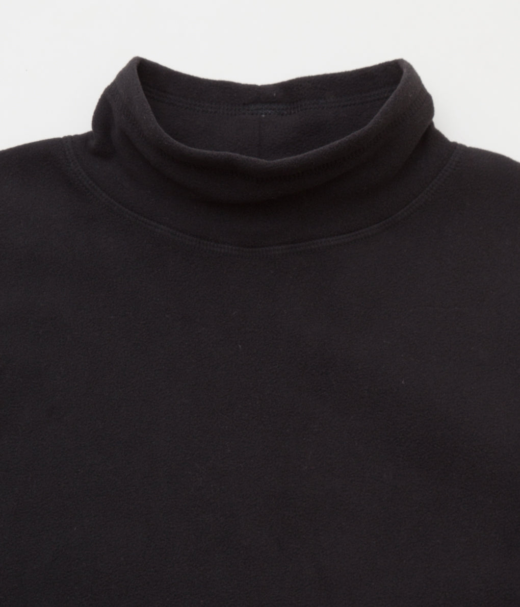 LADY WHITE CO. "POLAR FLEECE MOCK NECK"(BLACK)