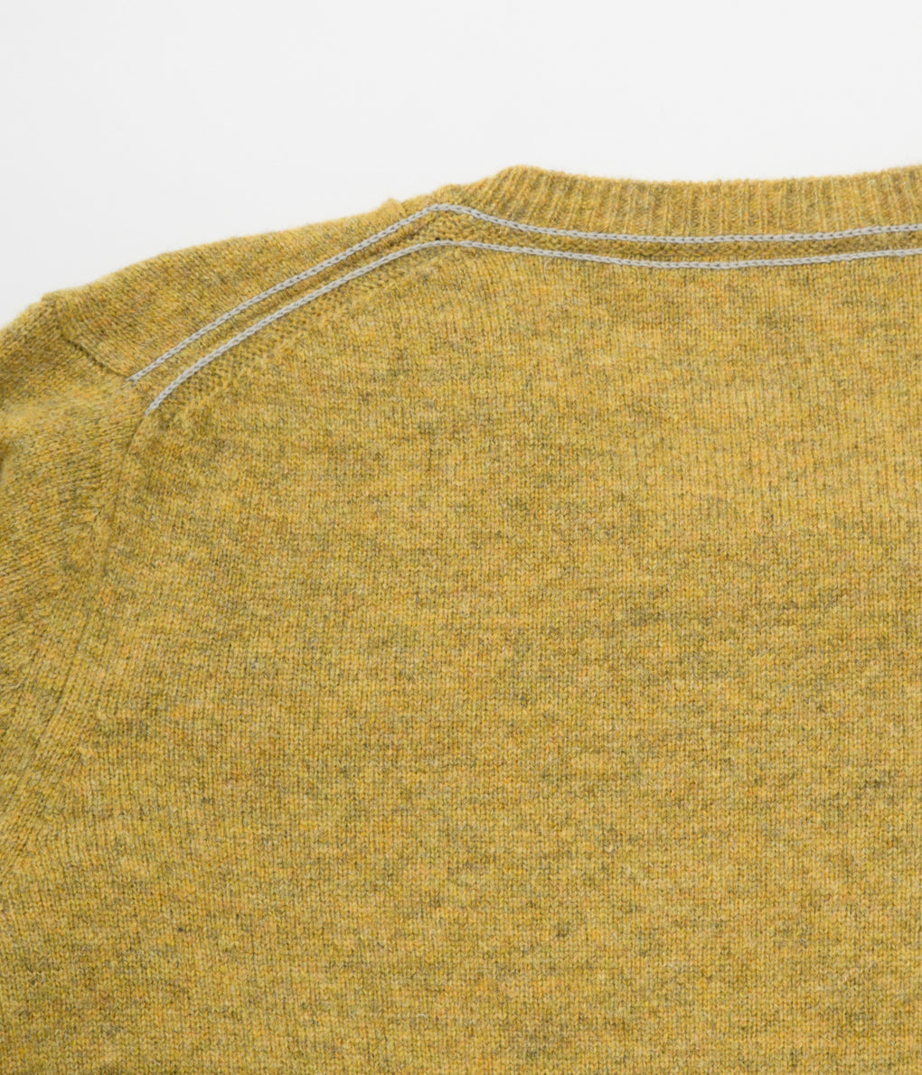 ANSNAM "CREWNECK KNIT with PATCH"(ONION)