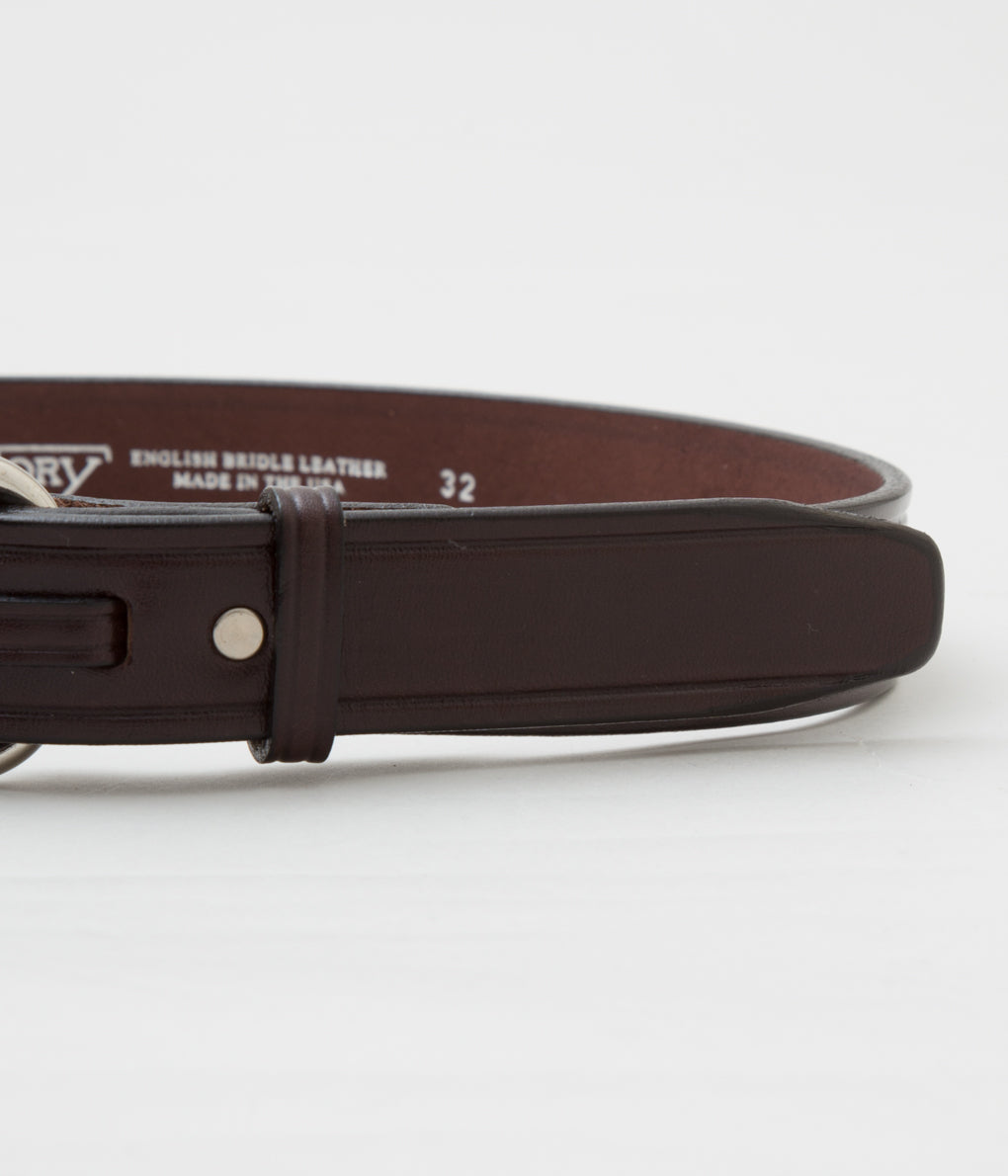 TORY LEATHER "【2281】HOOF PICK BELT"(HAVANA×NICKEL)