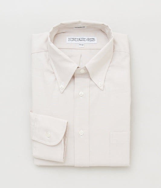 INDIVIDUALIZED SHIRTS "HERITAGE CHAMBRAY(CLASSIC FIT BUTTON DOWN SHIRT)"(BEIGE)