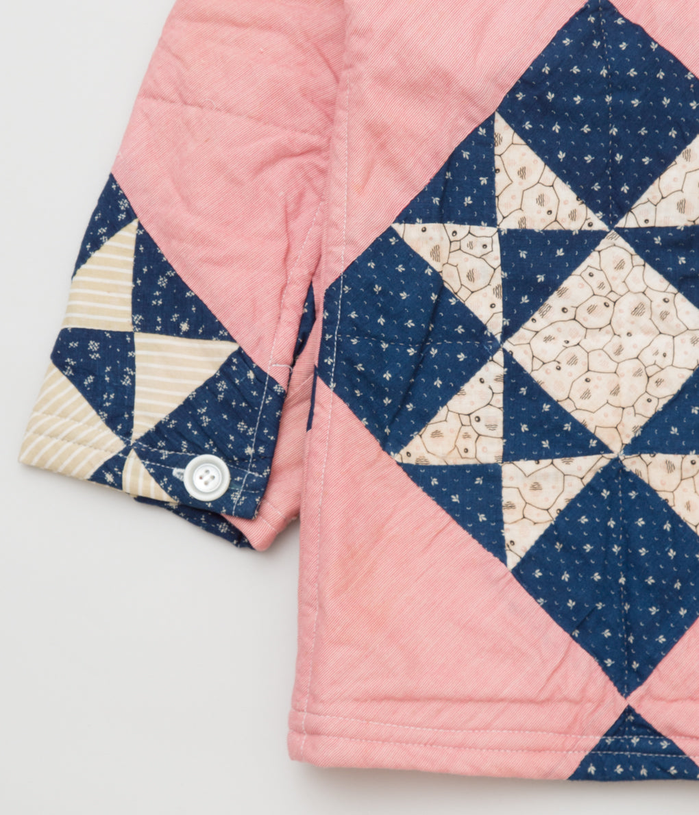FAREWELL FRANCES "CLAUDE QUILTED COAT" (PINK MULTI)
