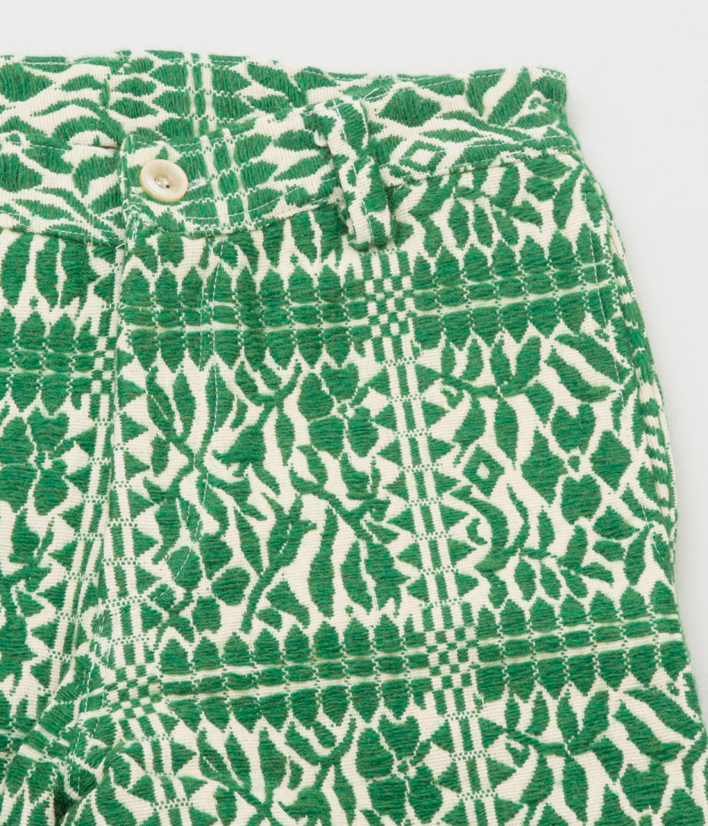 FAREWELL FRANCES "WOOL COVERLET CLAUDE PANTS "(GREEN)