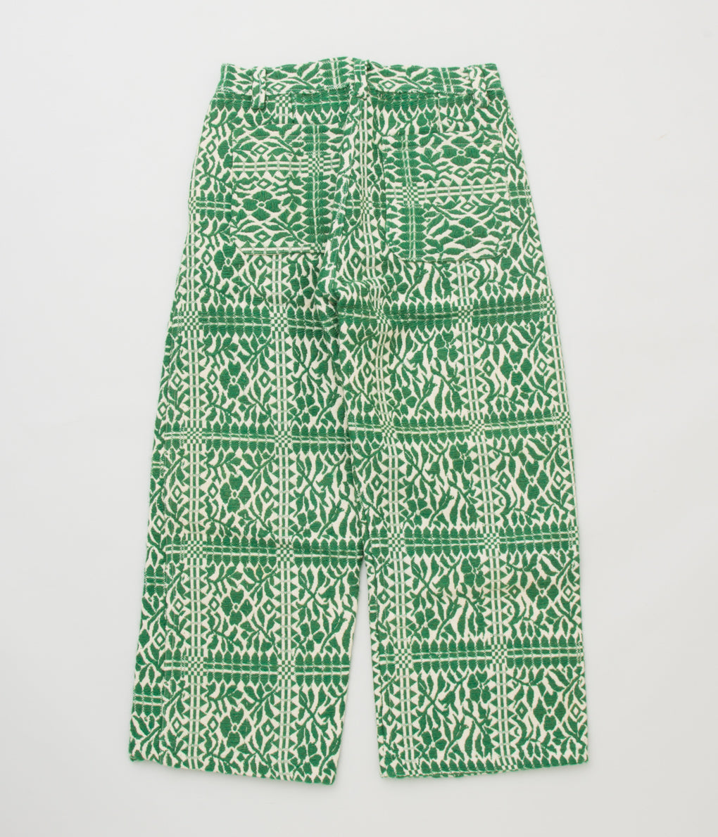 FAREWELL FRANCES "WOOL COVERLET CLAUDE PANTS"(GREEN)