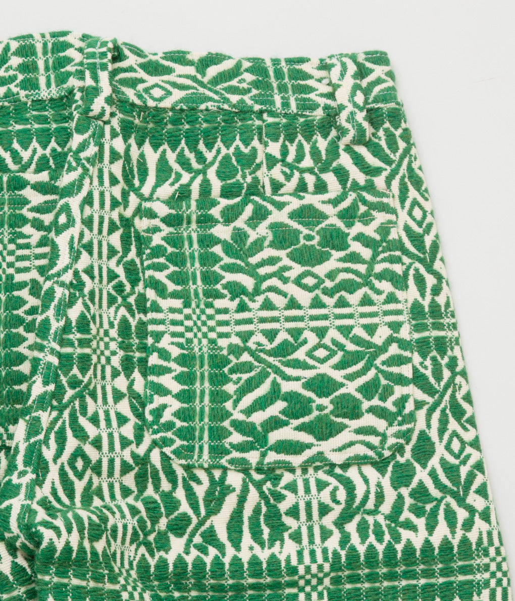 FAREWELL FRANCES "WOOL COVERLET CLAUDE PANTS "(GREEN)
