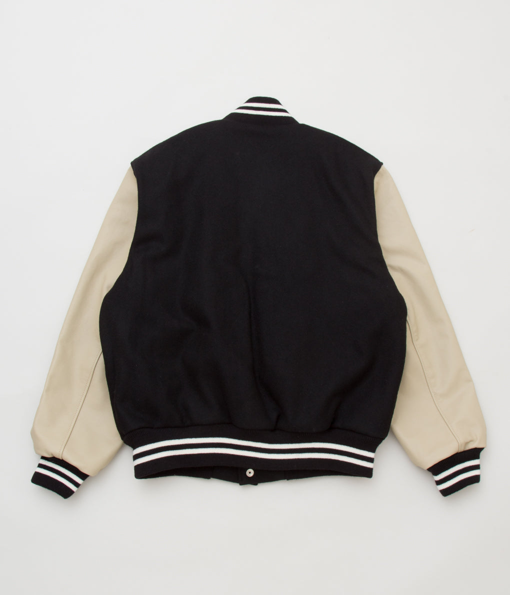 SETTLEMIER´S VARSITY JACKET NAVY×BONE 42-