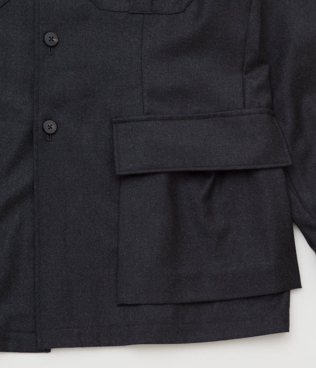 ANSNAM "UNKNOWN MILITARY JACKET"(CHARCOAL)