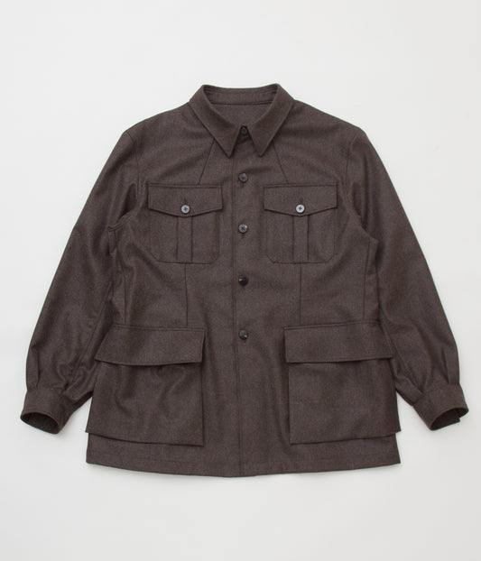 ANSNAM "UNKNOWN MILITARY JACKET"(BROWN)