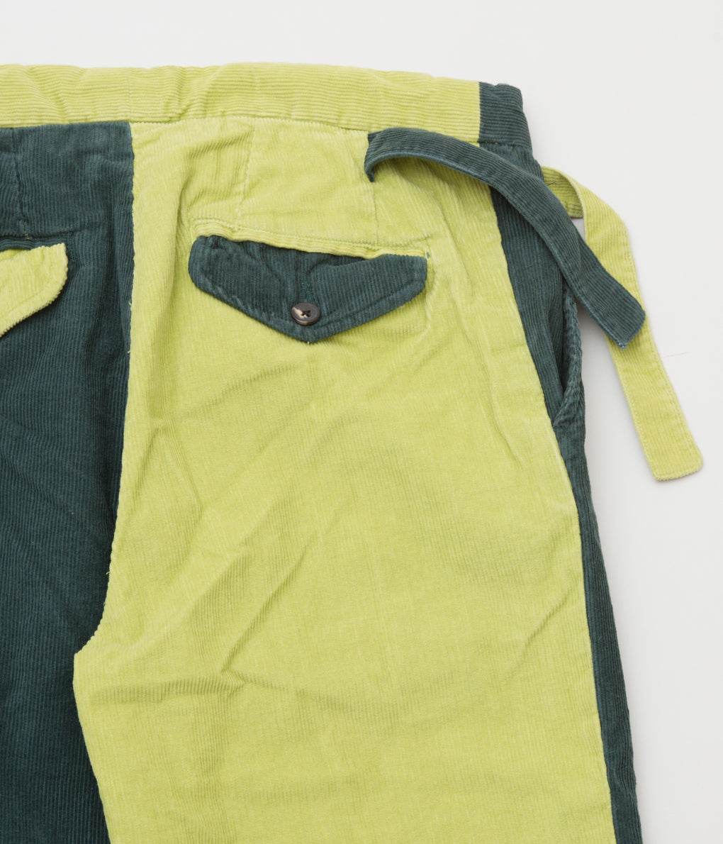 BODE "DUO CORD TROUSER"(SAGE TEAL)