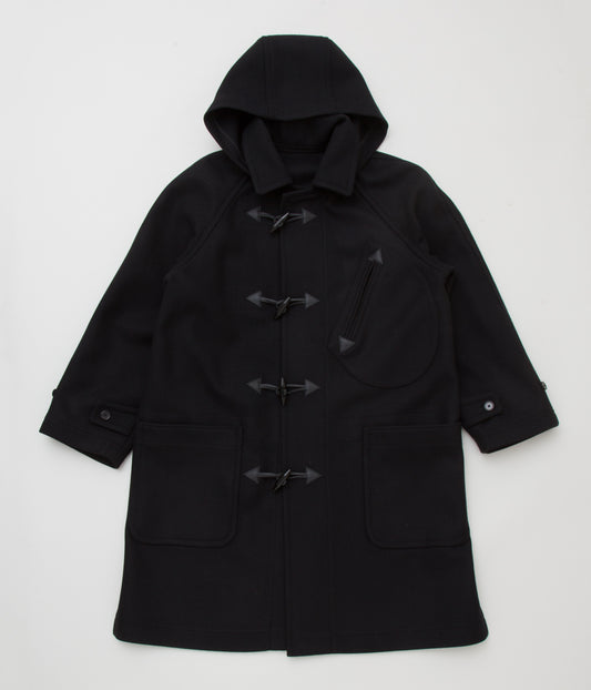 SUN/KAKKE "GRANGE -Joshua Ellis Duffle Coat-"(BLACK)