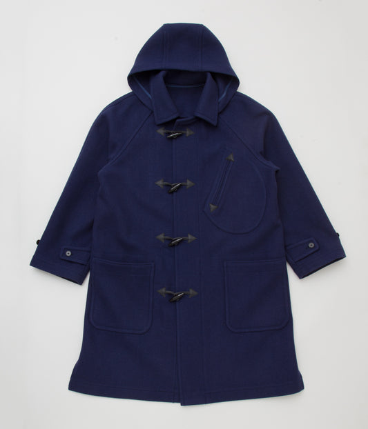 SUN/KAKKE "GRANGE -Joshua Ellis Duffle Coat-"(BLUE)