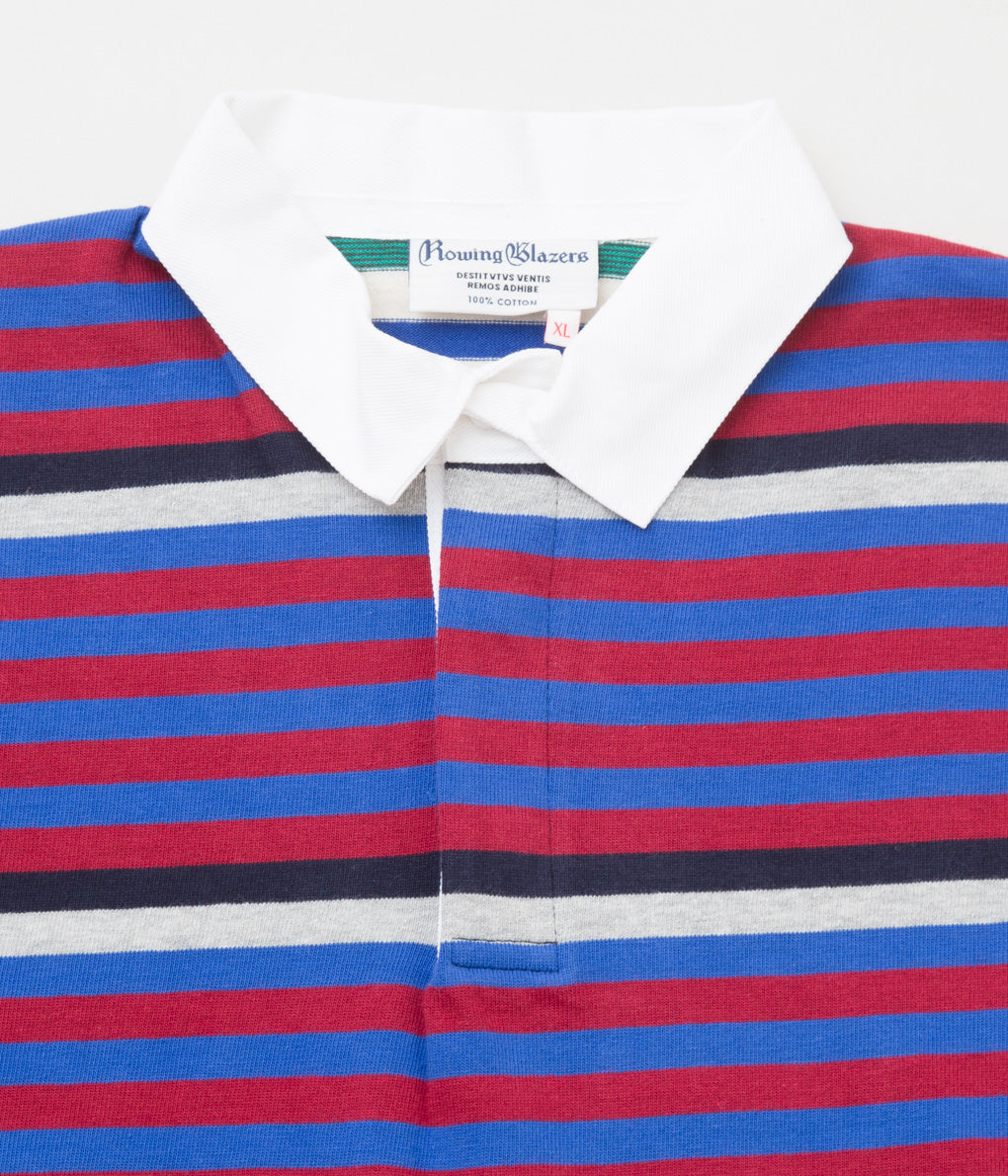 ROWING BLAZERS "END-OF-THE-DAY RUGBY"(RED/BLUE MULTI)