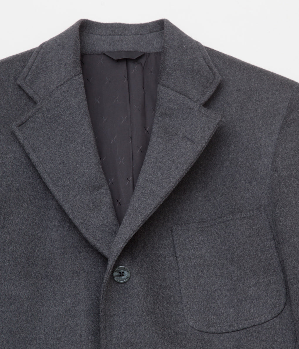INDIVIDUALIZED CLOTHING "CHARCOAL HEAVY FLANNEL SPORTCOAT"(CHARCOAL)
