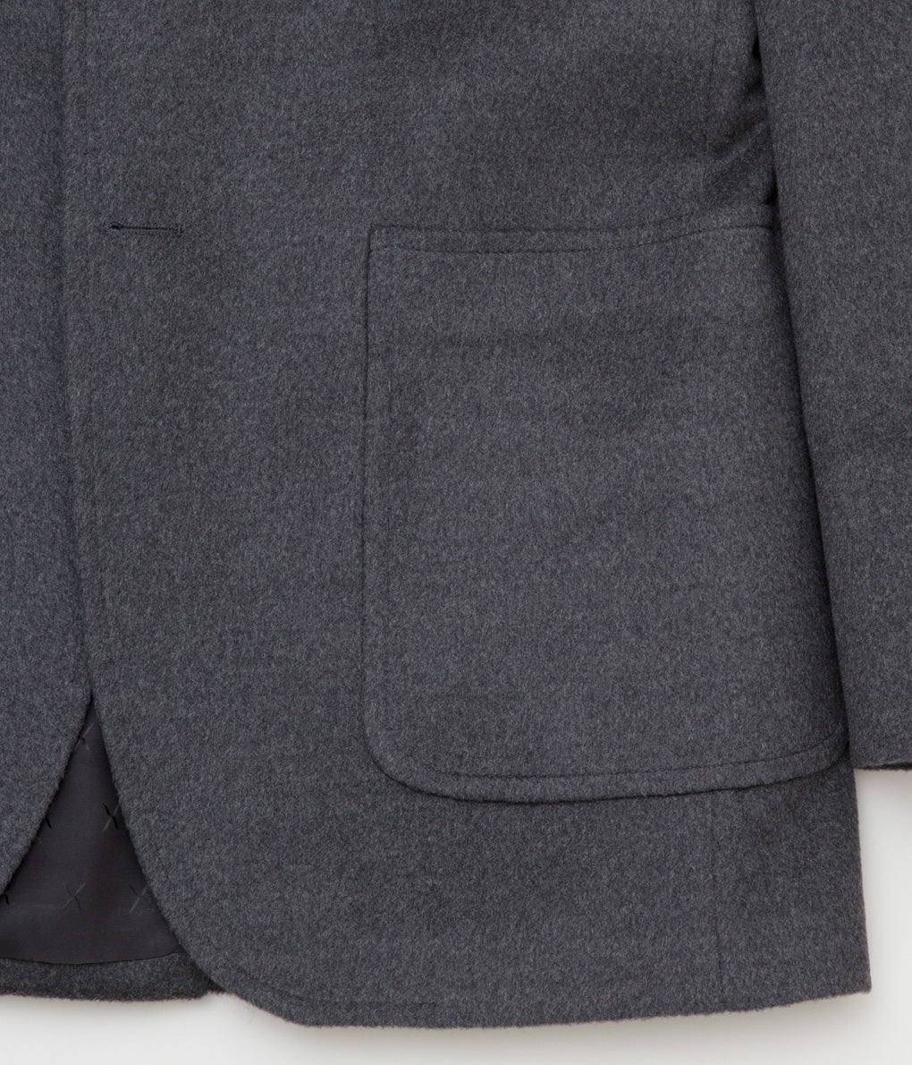INDIVIDUALIZED CLOTHING "CHARCOAL HEAVY FLANNEL SPORTCOAT"(CHARCOAL)