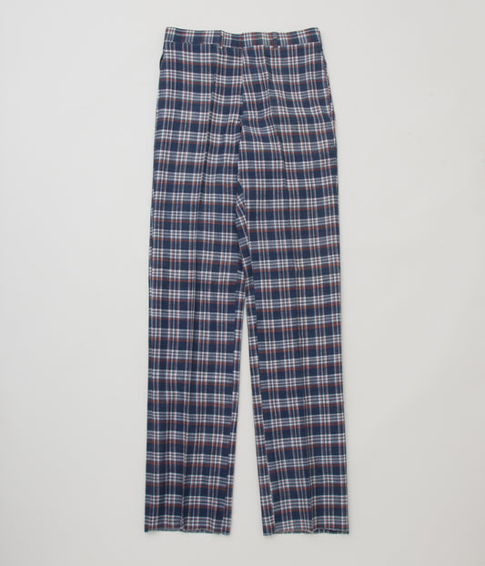 VINTAGE CLOTHING "O'CONNELLS LUCAS-CHELF DARK MADRAS CHECK TROUSER"(NAVY CHECK)