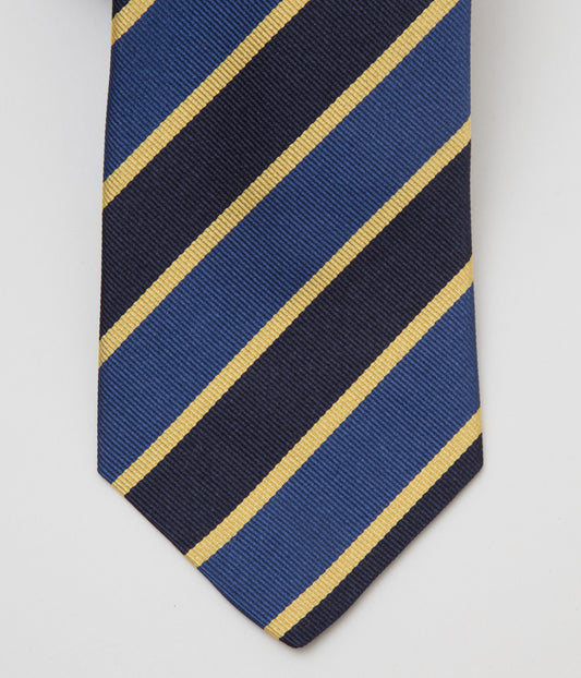 INDIVIDUALIZED ACCESSORIES"REGIMENTAL STRIPE TIE"(BLUE/GOLD)