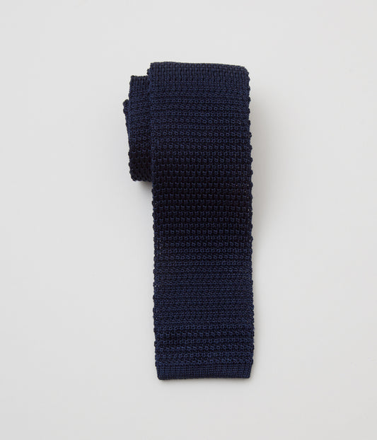INDIVIDUALIZED ACCESSORIES"KNIT TIE"(NAVY)