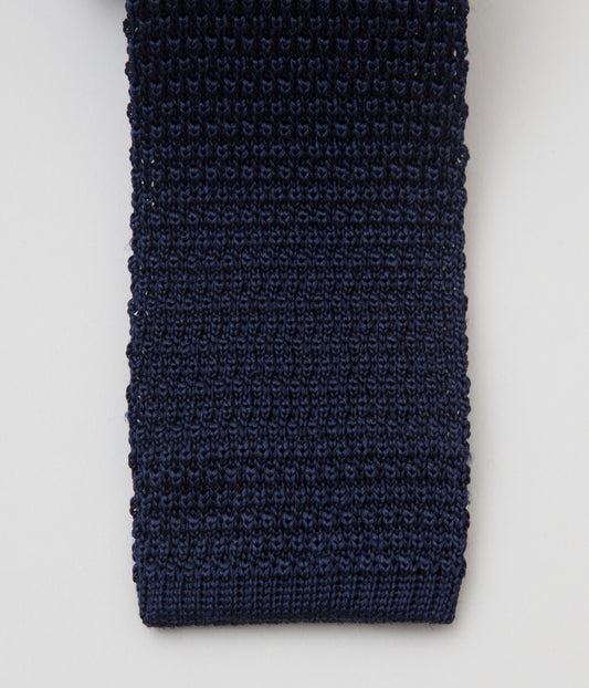 INDIVIDUALIZED ACCESSORIES"KNIT TIE"(NAVY)